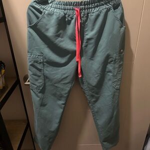 Figs Hydrogreen Yola High Waisted Petite Skinny Scrub Pants